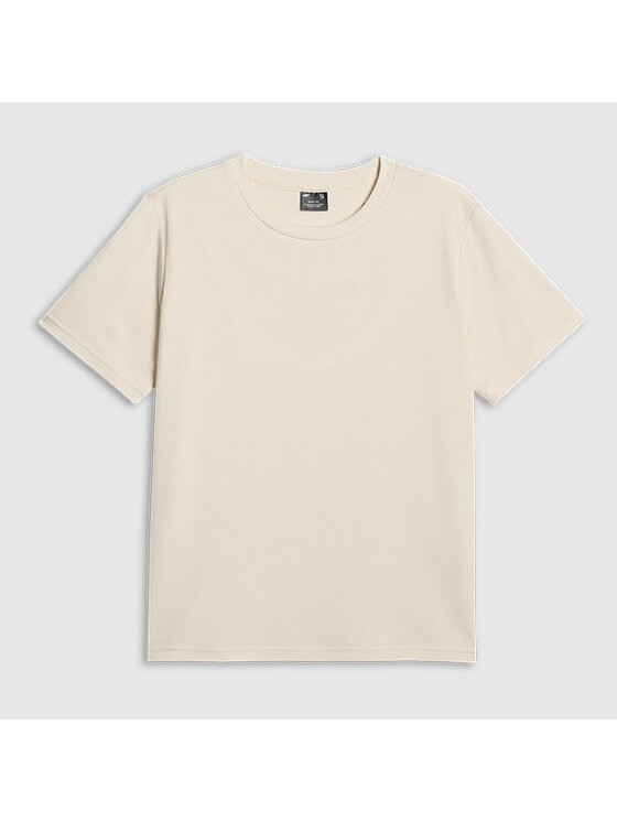 4F 4F T-shirt 4FRAW25TTSHF3282-12S Bianco Regular Fit