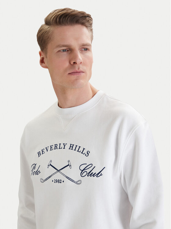 Beverly Hills Polo Club Beverly Hills Polo Club Pluus W126-BHMSS-1047-01X Valge Regular Fit