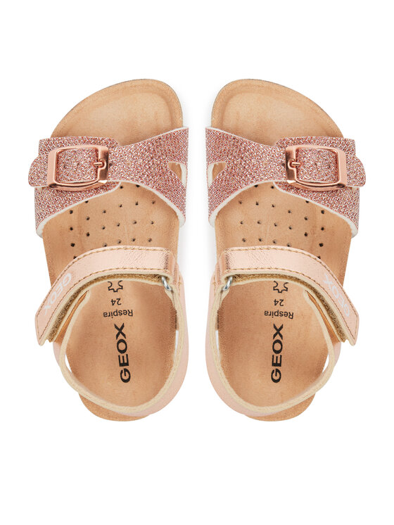 Geox Geox Sandale J Adriel Girl J028MC 0BNEW C8124 M Ružičasta