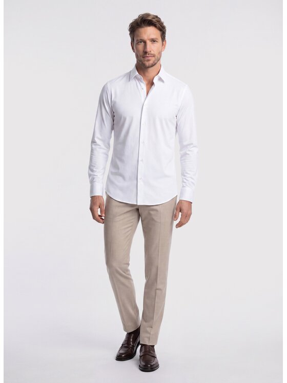Pako Lorente Pako Lorente Koszula P26WF-1X-011 Biały Slim Fit