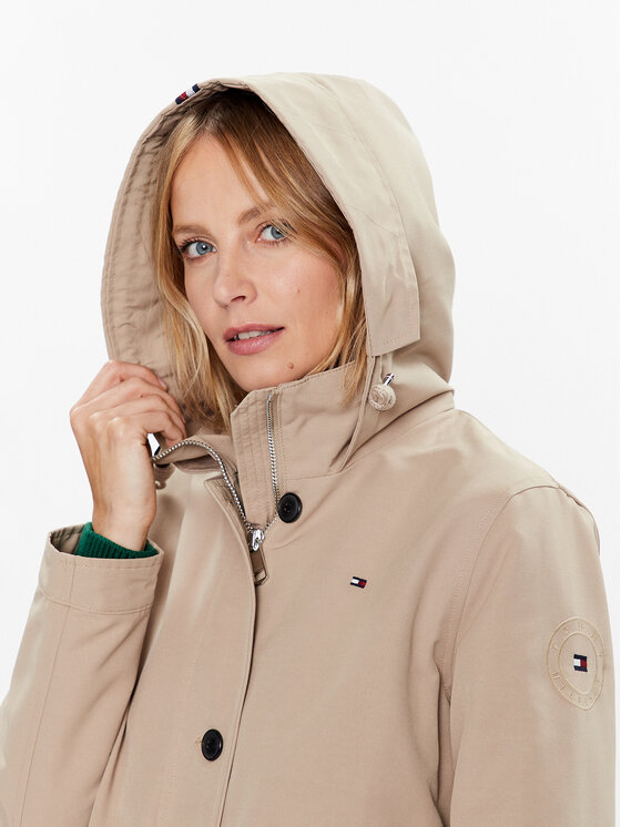 Tommy Hilfiger Tommy Hilfiger Parka WW0WW38778 Μπεζ Regular Fit