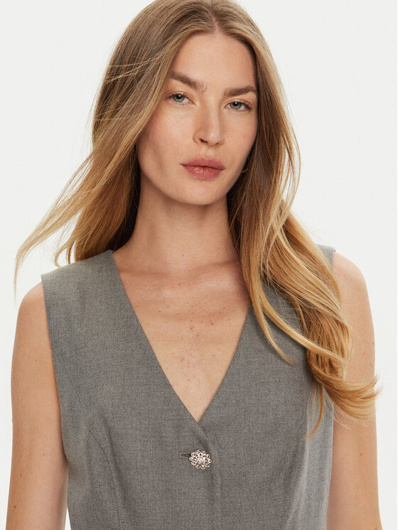 Guess Guess Φόρεμα κοκτέιλ Doris W4BK11 WGIF2 Γκρι Slim Fit