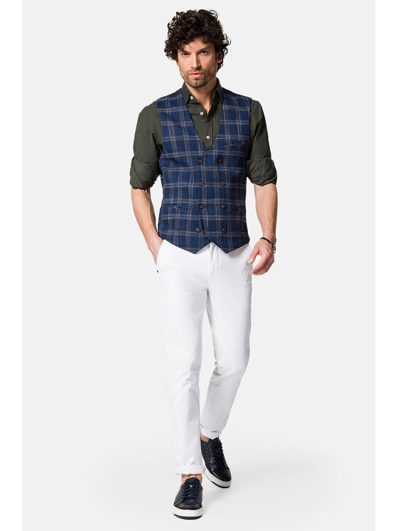 Lancerto Lancerto Kamizelka Sonora KA131123000013 Granatowy Slim Fit