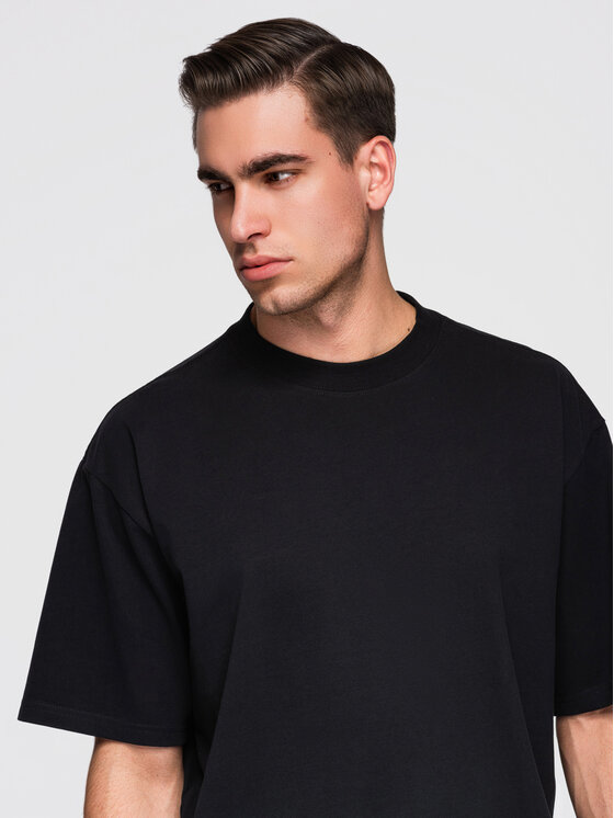 Ombre Ombre Komplet t-shirtów OM-TSBC-0291 Kolorowy Loose Fit