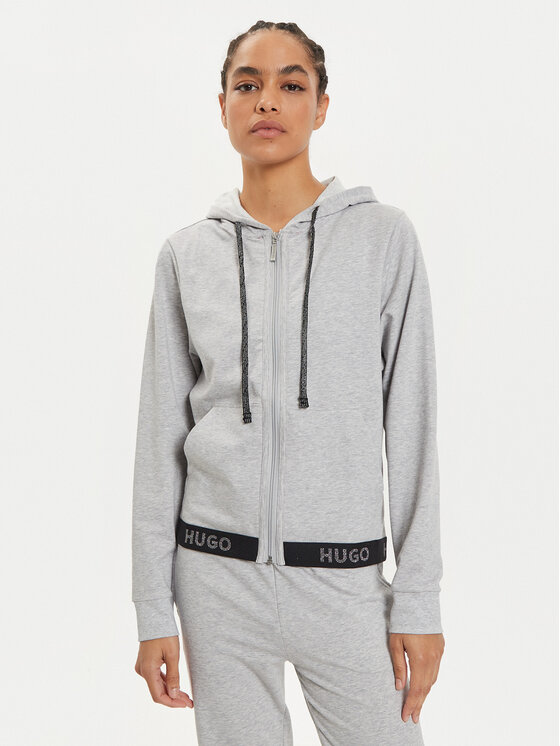 HUGO Hugo Jopa Sporty Logo 50520504 Siva Relaxed Fit
