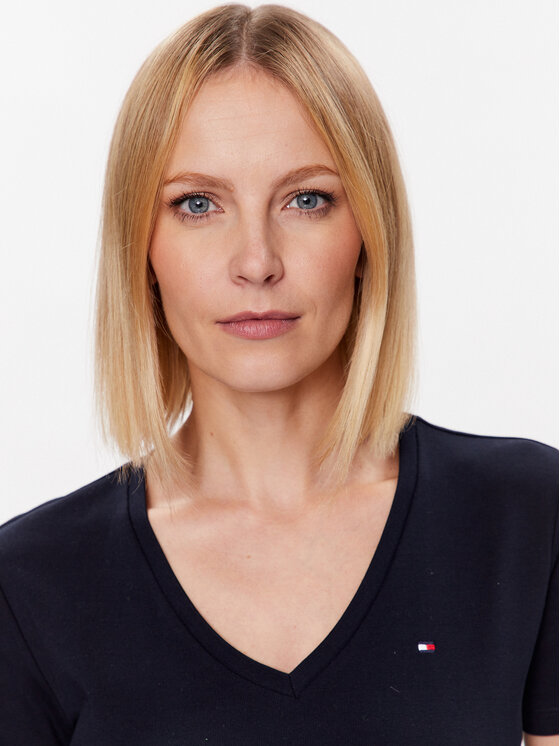 Tommy Hilfiger Tommy Hilfiger T-Shirt Cody WW0WW37873 Granatowy Regular Fit