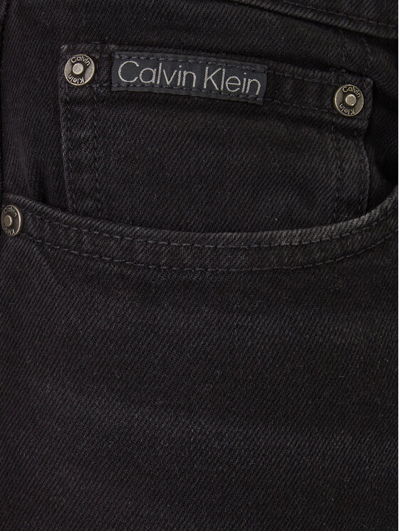 Calvin Klein Calvin Klein Jeansy LV04RF938G Czarny Straight Fit