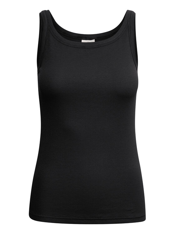 Kaffe Kaffe Top Carna 10507348 Czarny Shaped Fit