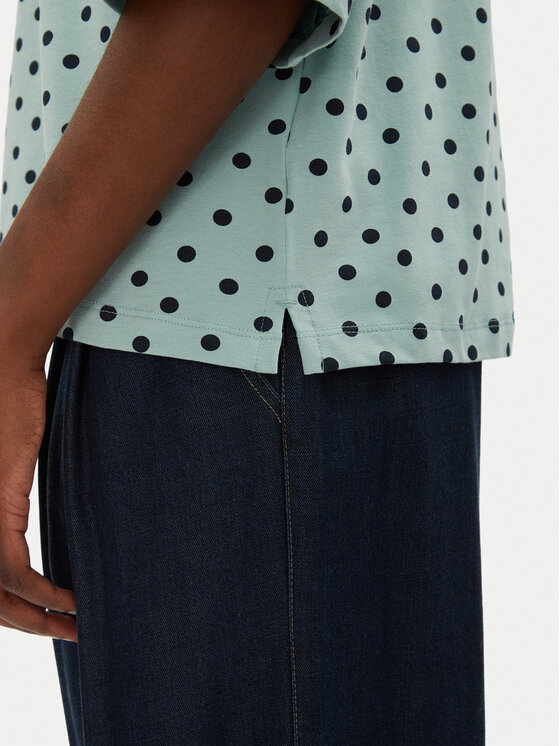 Fransa Fransa Blúz 20613439 Kék Relaxed Fit