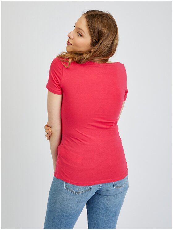 Orsay Orsay T-Shirt 154155324000__S Czarny Regular Fit