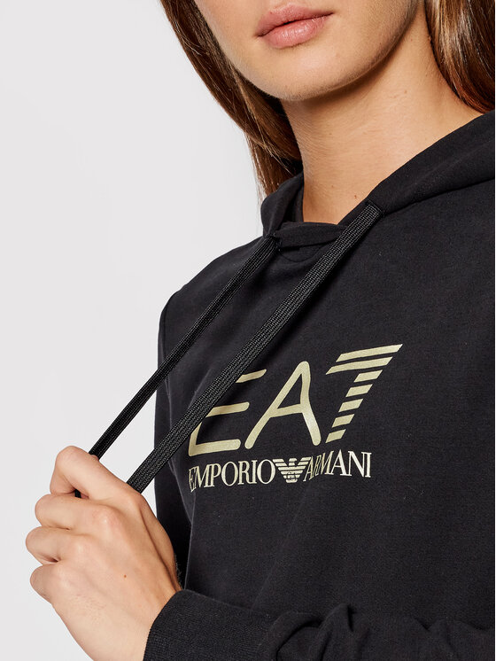 EA7 Emporio Armani EA7 Emporio Armani Majica dugih rukava 8NTM36 TJCQZ 0200 Crna Regular Fit