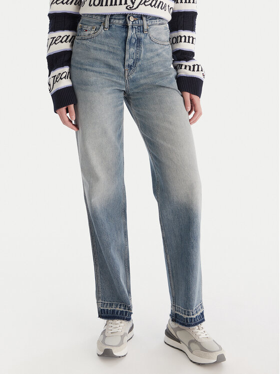 Tommy Jeans Tommy Jeans Blugi Layla DW0DW20480 Albastru Straight Fit