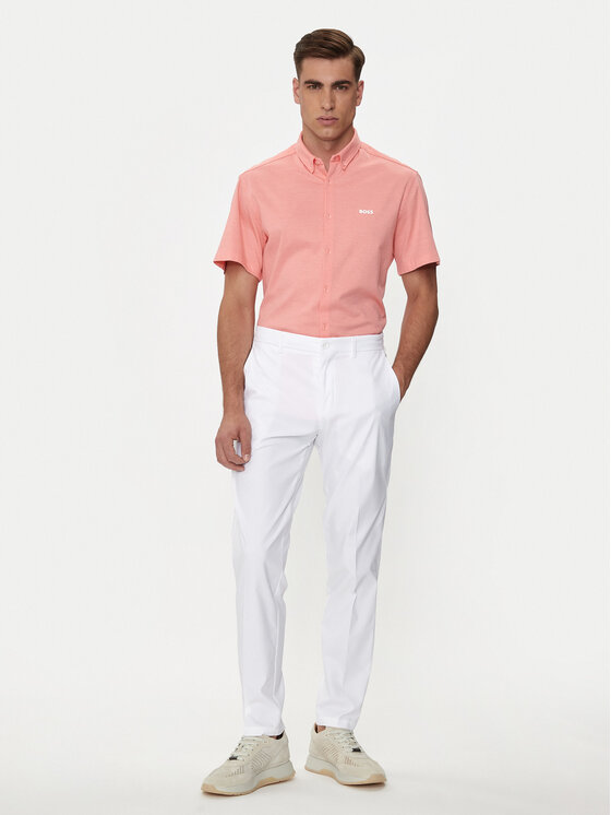 BOSS Boss Pantaloni chino T_Phoenix 50495488 Alb Regular Fit