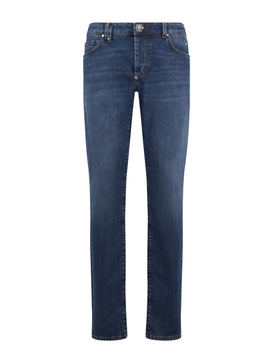 PHILIPP PLEIN PHILIPP PLEIN Jeansy 30026 Niebieski Straight Fit