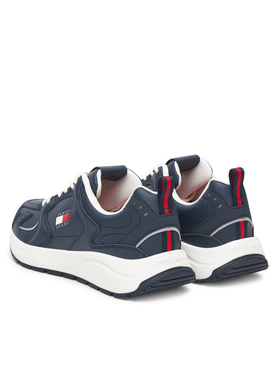 Tommy Jeans Tommy Jeans Снікерcи Tjm Runner Leather EM0EM01621 Cиній
