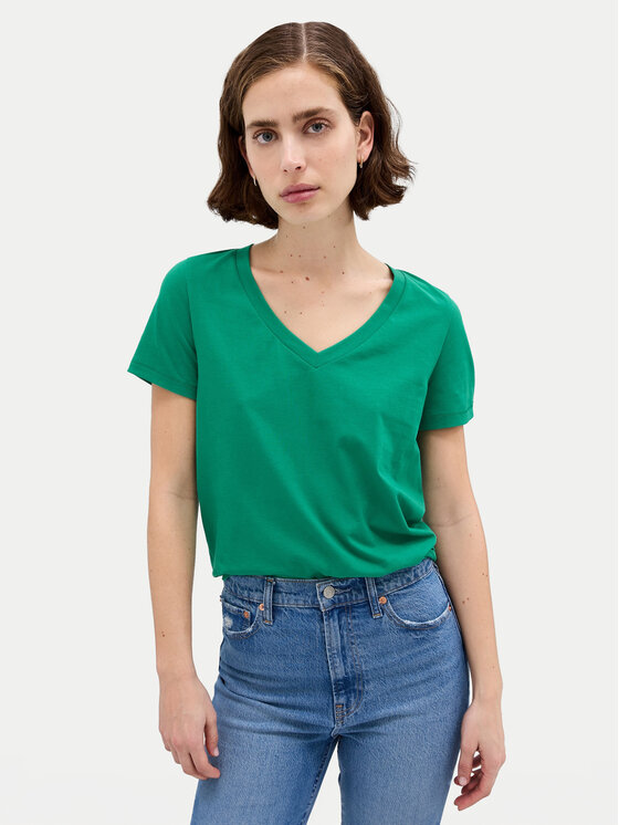 Gap T-shirt 740140-50 Zelena Regular Fit