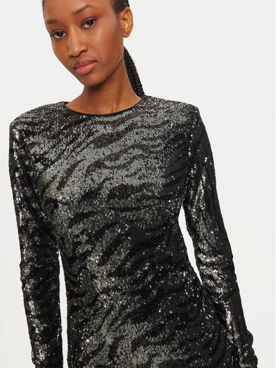 BARDOT BARDOT Kokteilinė suknelė 58950DB1 Juoda Regular Fit