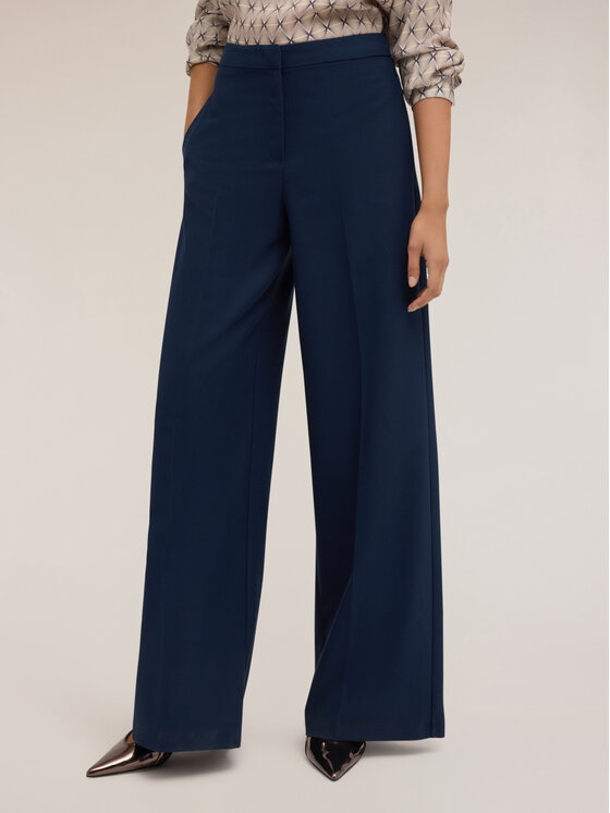 Motivi Motivi Pantaloni di tessuto P202Q004261N034 Blu Over Fit
