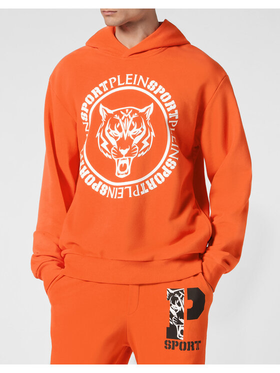 Plein Sport Plein Sport Mikina 13115 Oranžová Regular Fit