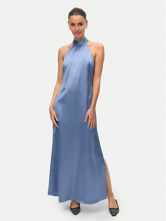 Vero Moda Vero Moda Večerní šaty Sally 10333766 Modrá Regular Fit