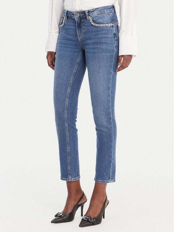 Liu Jo Jeansy UA6006 D0310 Niebieski Slim Fit