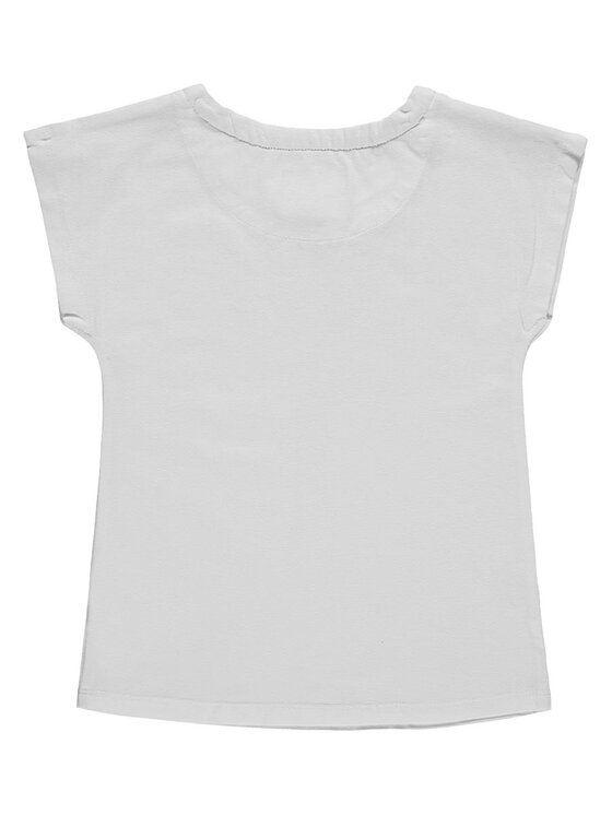 Kanz Kanz T-Shirt 1916821-1000 Biały Basic Fit