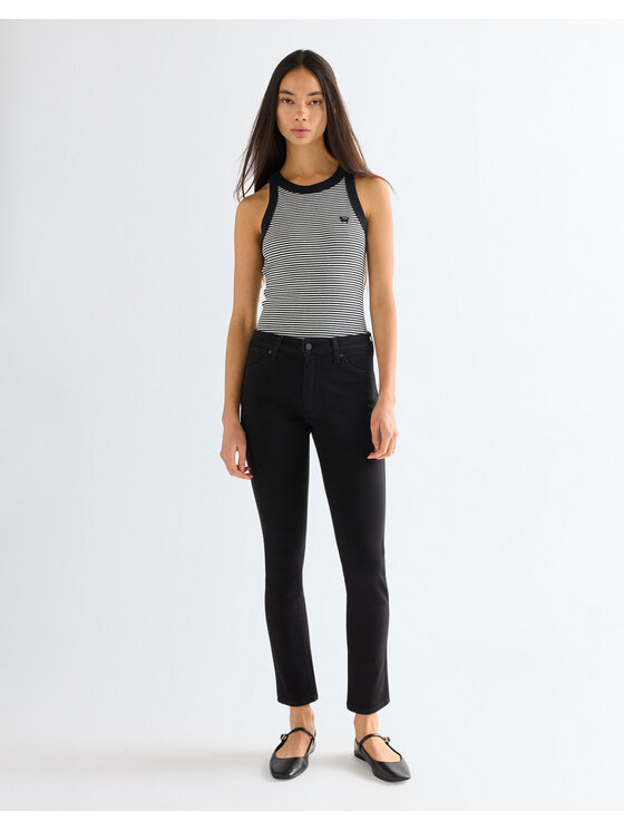 Wrangler Wrangler Jeansy SIENNA Czarny Skinny Fit