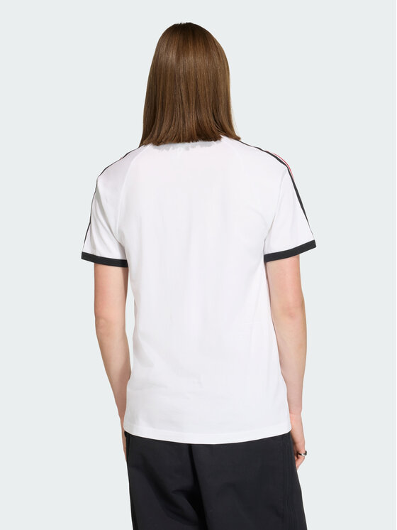 adidas adidas T-Shirt 3-Stripes Biały Regular Fit