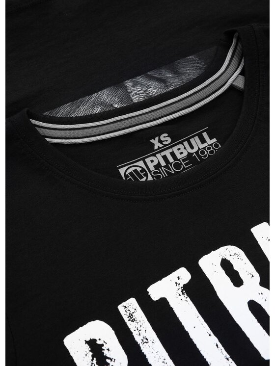 PITBULL PITBULL T-Shirt Koszulka damska Street King XS Czarny Regular Fit