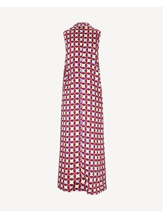 Castellani Castellani Sukienka codzienna Sorella Fioletowy Regular Fit