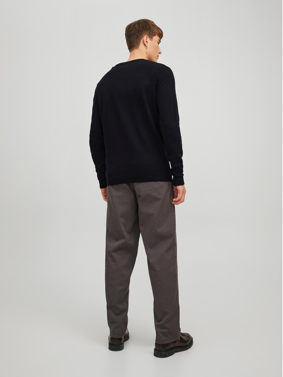Jack&Jones Jack&Jones Sweter 12137194 Czarny Regular Fit