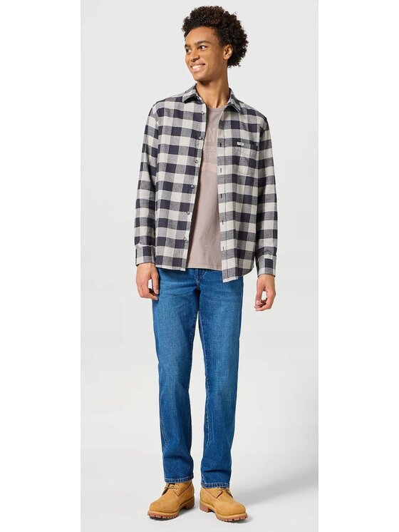 Wrangler Wrangler T-shirt Graphic Tee Marrone Regular Fit