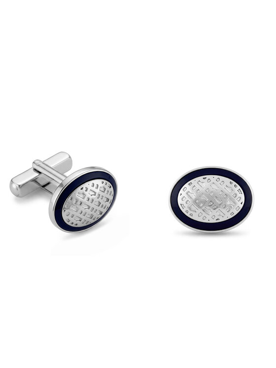 BOSS BOSS Копчета за ръкавели B-Ovaldomedmono-Cuf 50552368 Тъмносин