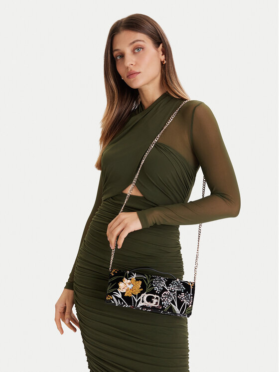 Guess Guess Kabelka Zalina Mini HWVE93 50720 Černá