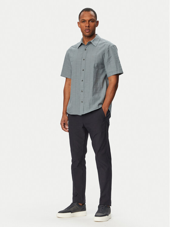 Calvin Klein Calvin Klein Košile LV04LF115G Zelená Regular Fit