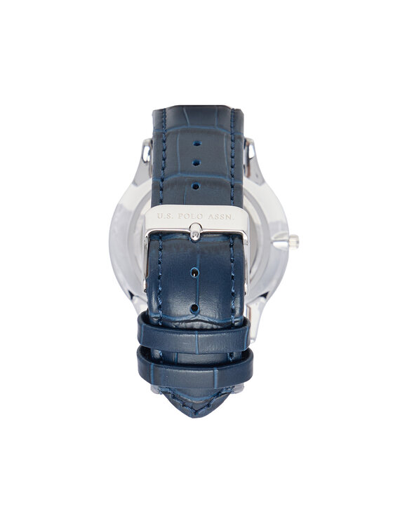 U.S. Polo Assn. U.S. Polo Assn. Комплект часовник и гривна USP6453TW Тъмносин