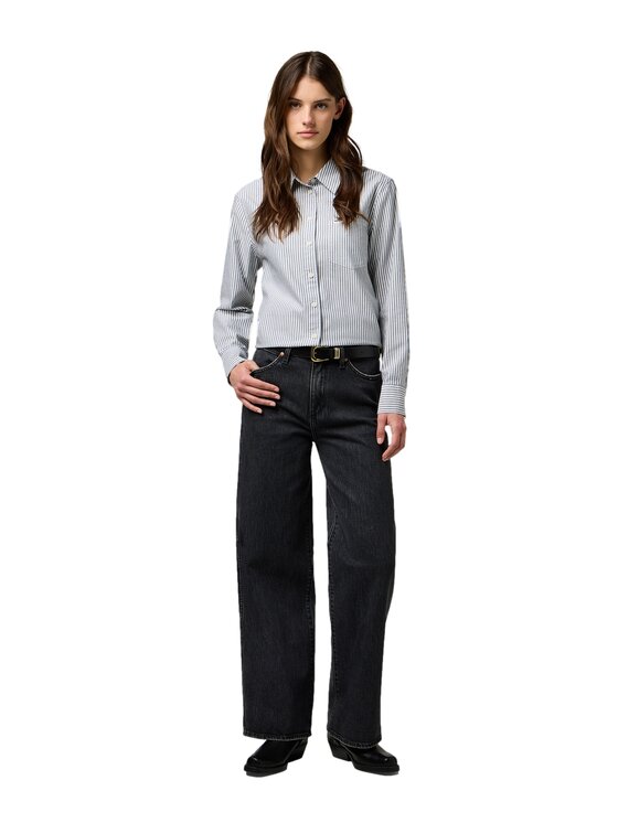 Wrangler Wrangler Koszula 112373409 Biały Regular Fit