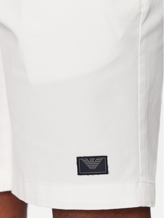 Emporio Armani Underwear Emporio Armani Underwear Szorty materiałowe EM000591 AF12336 U0002 Biały Regular Fit