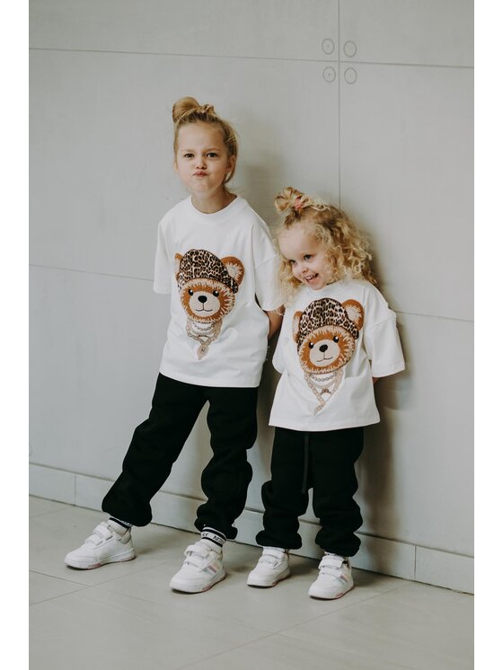 Bejbi Story Bejbi Story T-Shirt T-shirt oversize Elliot Teddy Écru Oversize