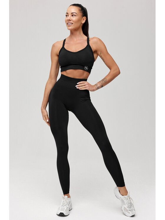 ROUGH RADICAL ROUGH RADICAL Biustonosz sportowy SEAMLESS CLASSIC SPORTS BRA Czarny