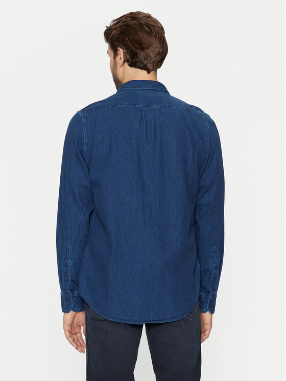 Lee Lee Джинсова сорочка Leesure 112355712 Голубий Regular Fit