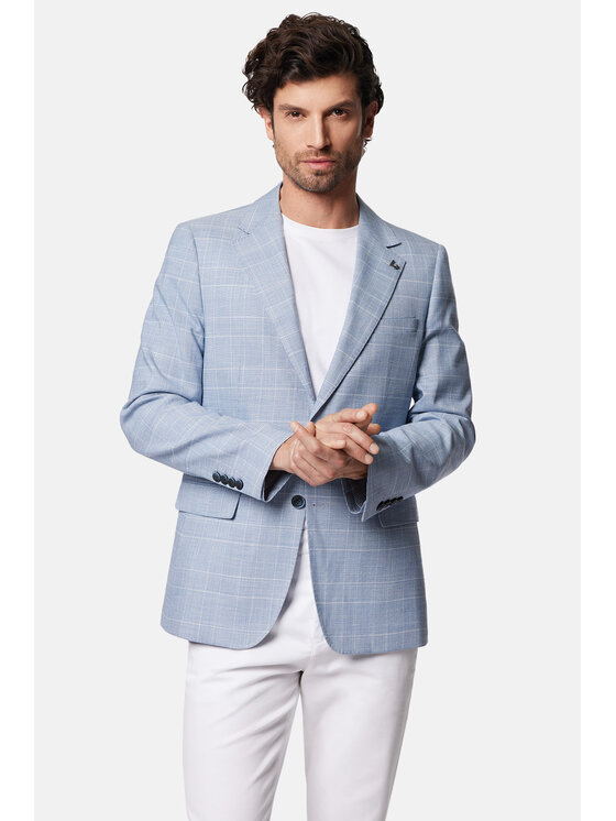 Lancerto Lancerto Marynarka Altoona MA131124000020 Niebieski Slim Fit