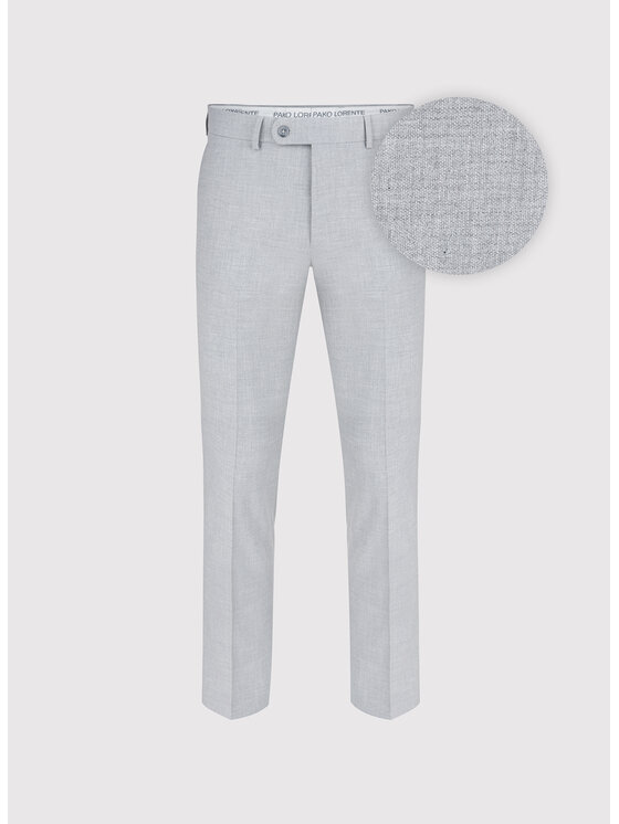 Pako Lorente Pako Lorente Spodnie garniturowe P25SF-6G-017 Szary Slim Fit