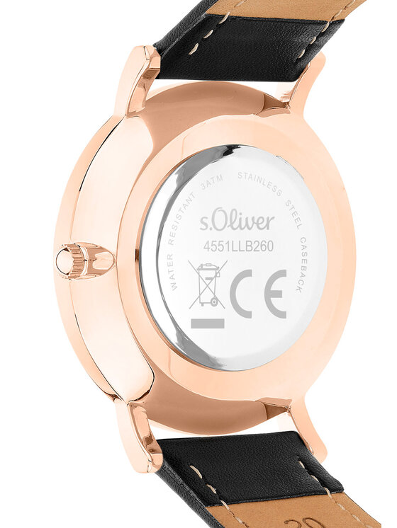 s.Oliver s.Oliver Zegarek 11380 Czarny