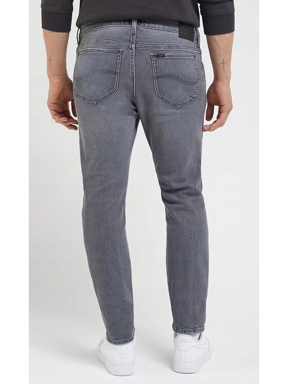 Lee Lee Jeansy Rider Szary Slim Fit