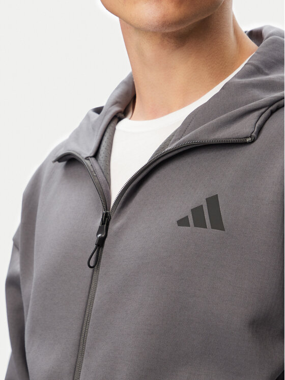 adidas adidas Світшот Z.N.E. Full Zip KX7689 Сірий Regular Fit