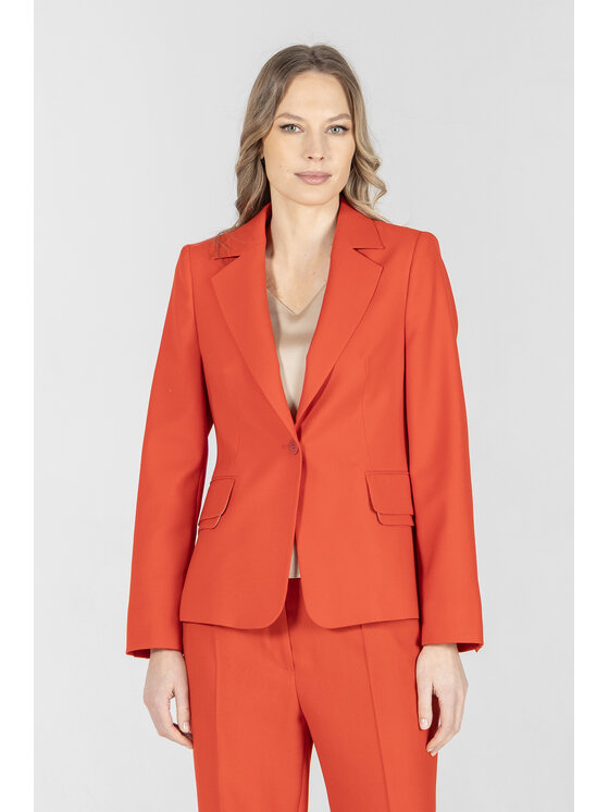 Deni Cler Milano Deni Cler Milano Marynarka W-DC-6001-F2-A2-30-1 Czerwony Regular Fit