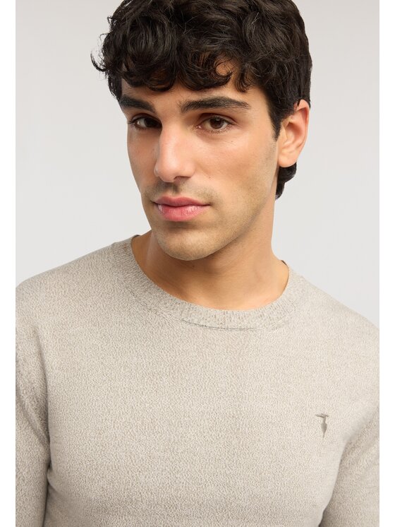 Trussardi Trussardi Sweter M0738000081N013 Szary Regular Fit