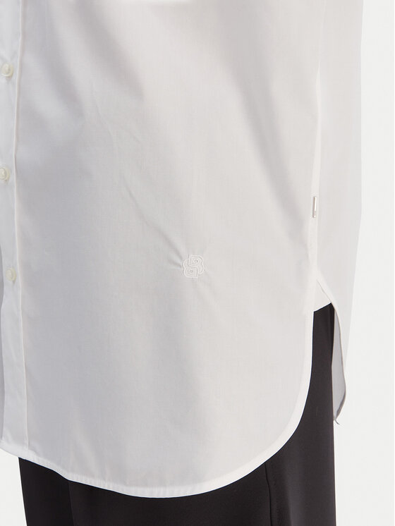 BOSS BOSS Сорочка Saturday 50543800 Білий Oversize