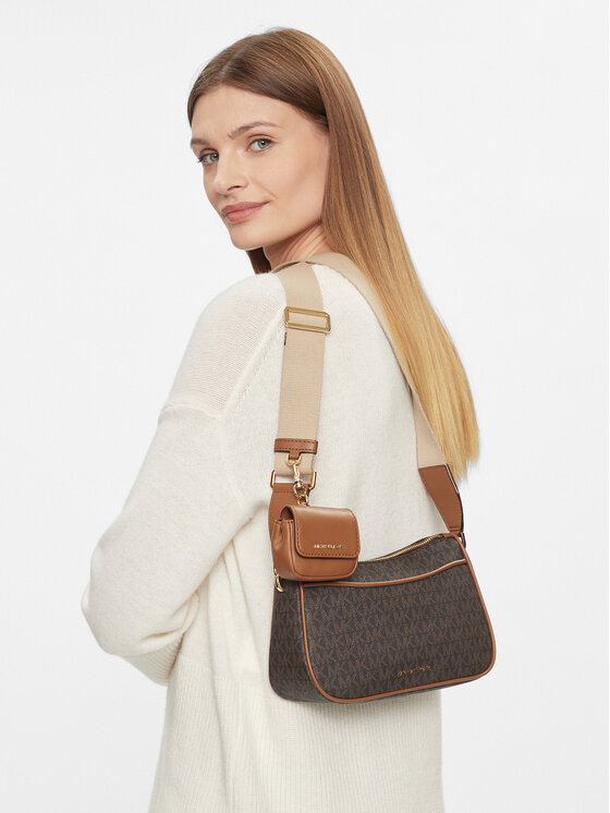 MICHAEL Michael Kors MICHAEL Michael Kors Ročna torba Jet Set 32S3GJ6C8B Rjava